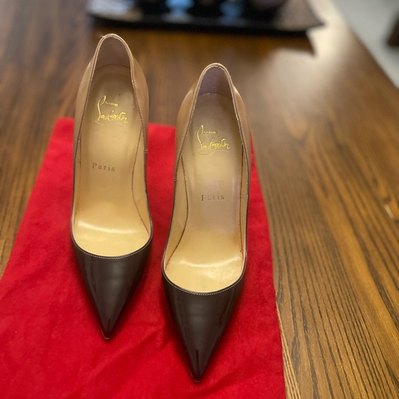 christian-louboutin  size 6 color black and beige So Kate 120mm pump - Picture 5 of 8